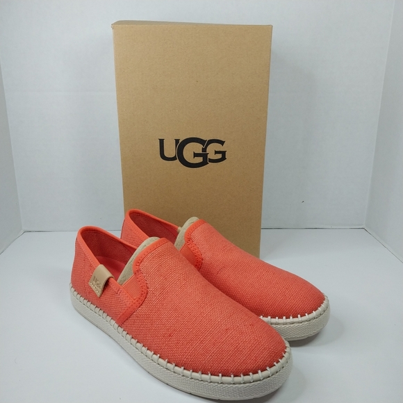 UGG "Luchiah" Womens size 6 Slip on Peach Bliss Sneakers BRAND NEW with Box - Picture 4 of 15